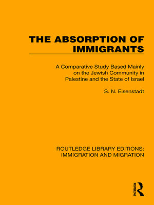cover image of The Absorption of Immigrants